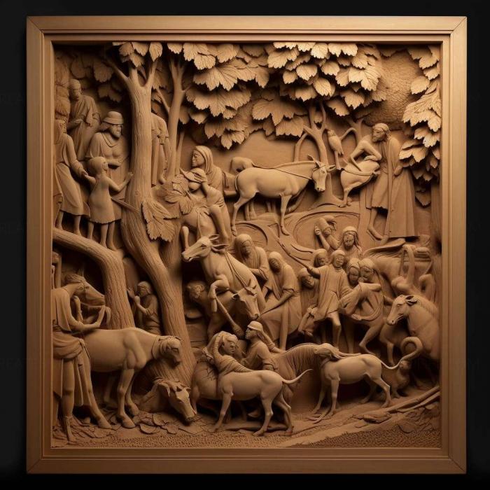 نموذج ثلاثي الأبعاد لآلة CNC 3D Art 